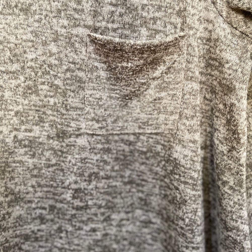 Beeson River Long Sleeve Brushed Knit Tunic Mocha Size X-large - Picture 3 of 5